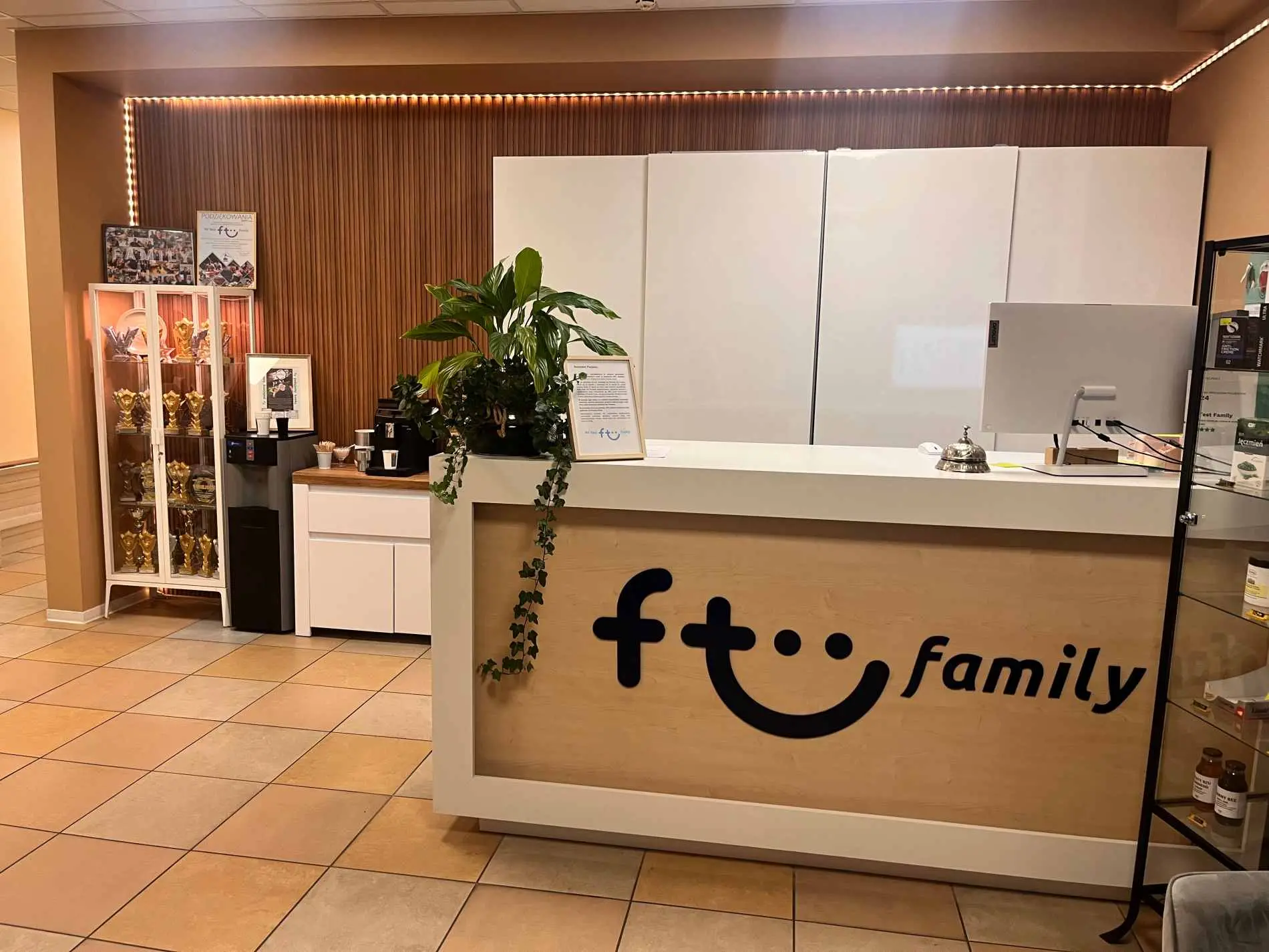 Recepcja FIT TEST Family, ul. Kombatantów 34 w Gorzowie Wielkopolskim